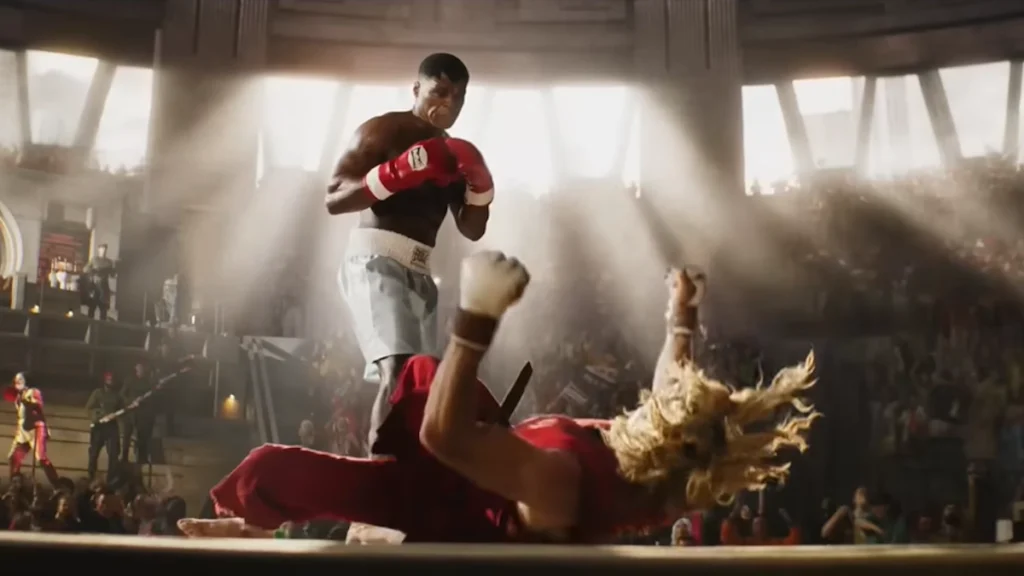 Escena de la película de 'Street Fighter'.