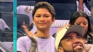 Zendaya, en las Finales de la WNBA.